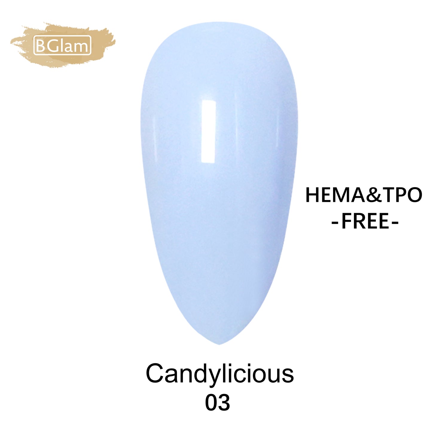 BGLAM Gel polish 15ml | Candy Pastel 03