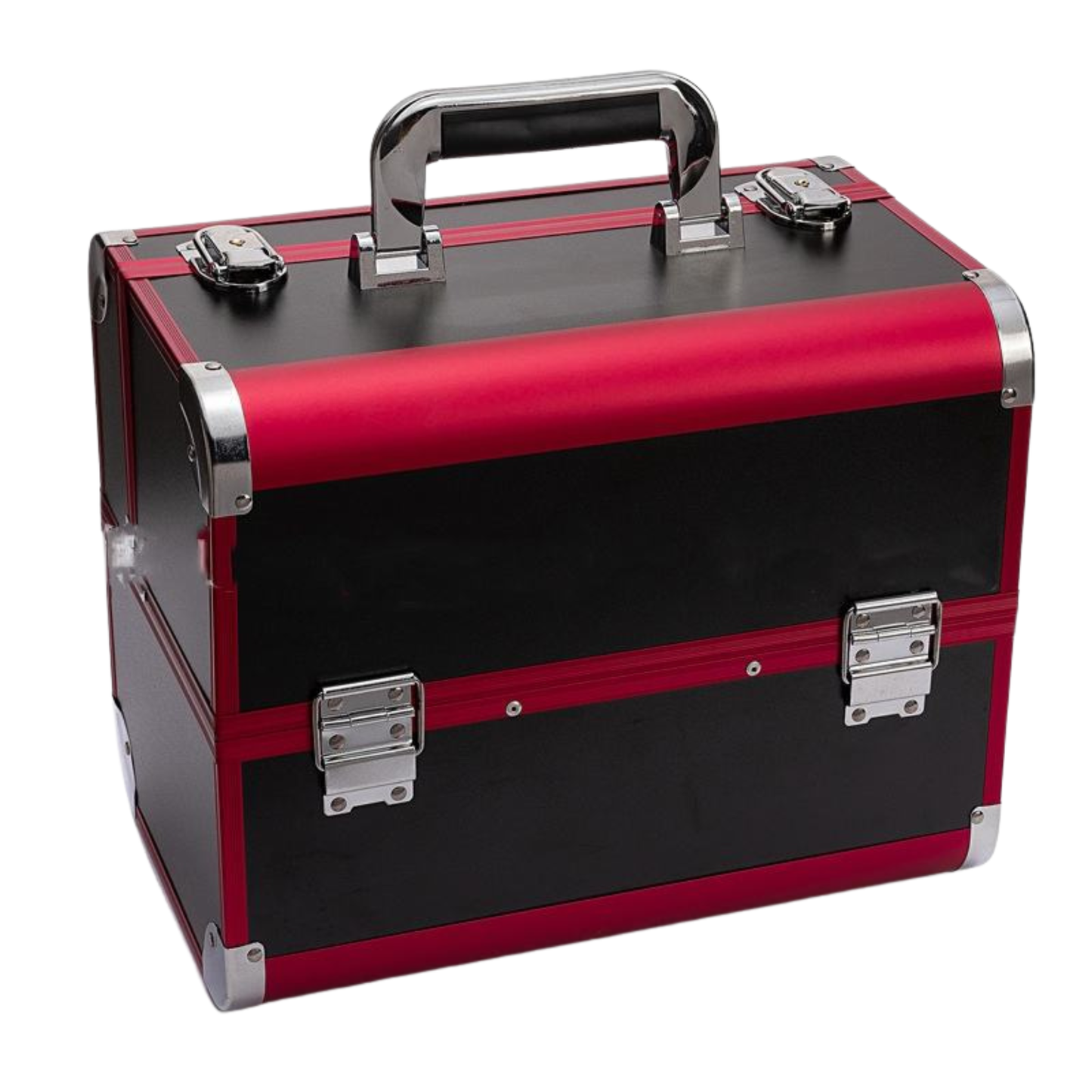 Makeup Cosmetic Organizer Box | Black and Red