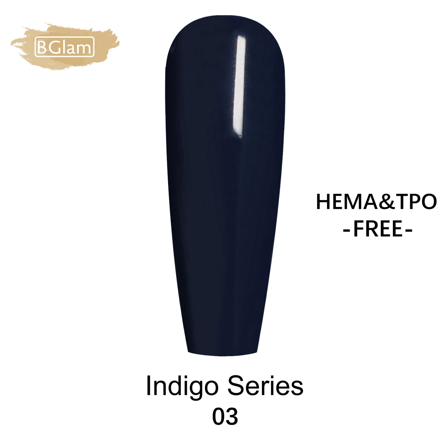 BGLAM Gel polish 15ml | Indigo 03
