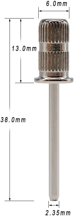 Nail Drill Mandrel for Sanding Band Holder | 6mm Diameter