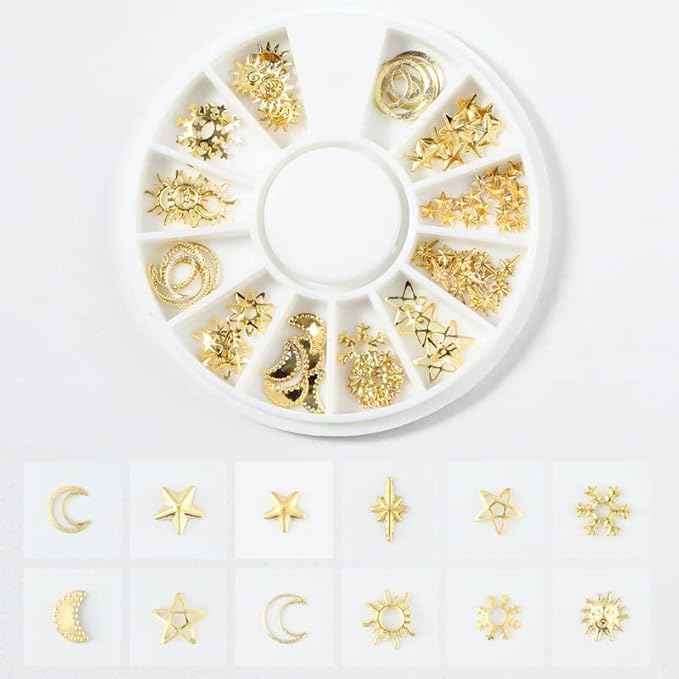 Gold Nail Art Decorations