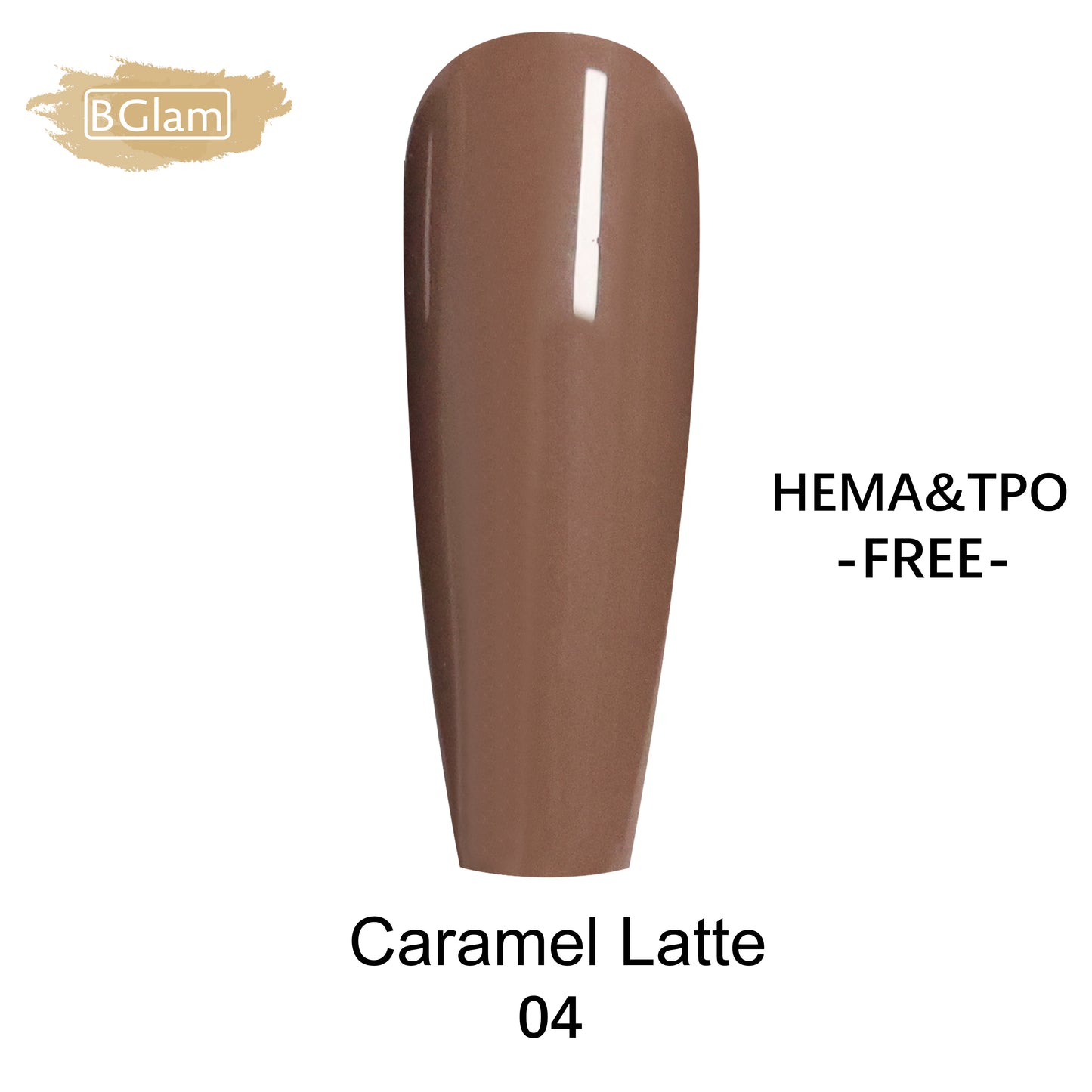 BGLAM Gel polish 15ml | Caramel Latte 04