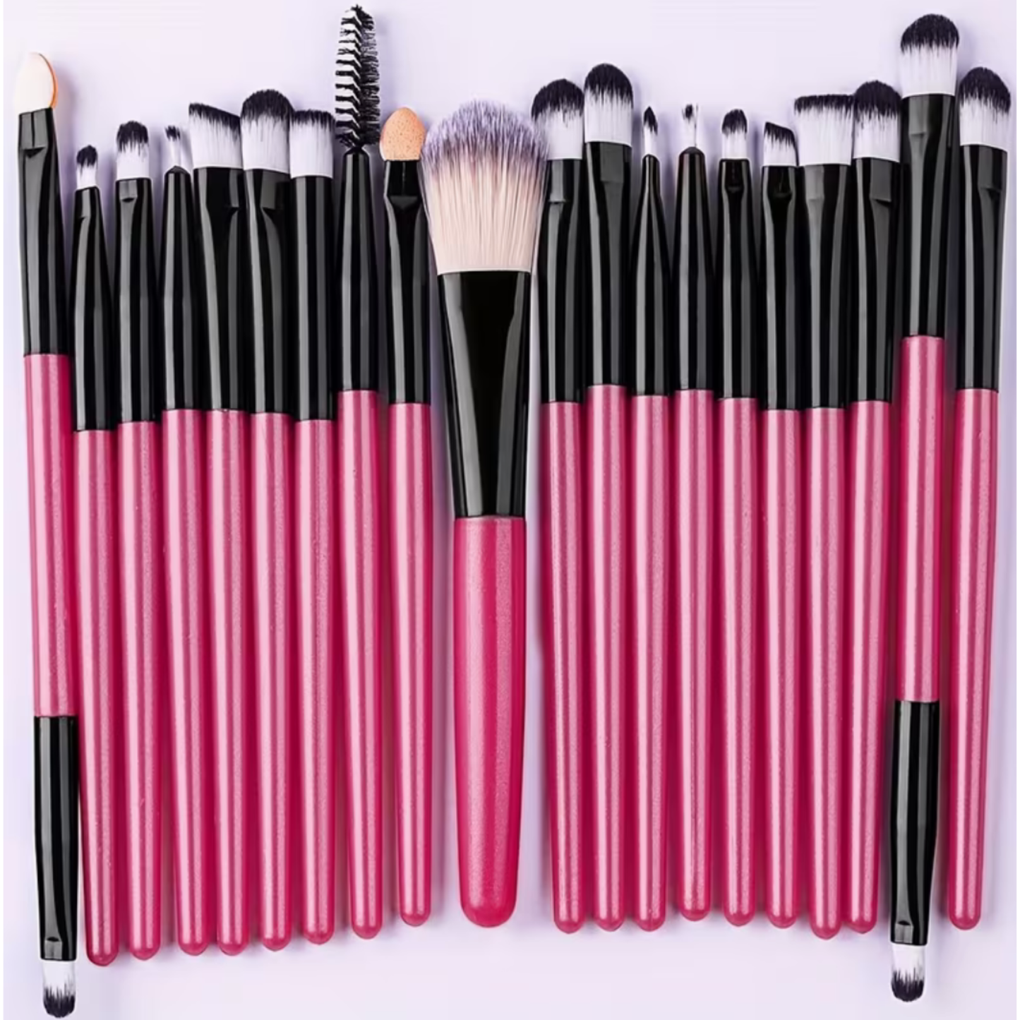 20-Piece Makeup Brush Set | Pink