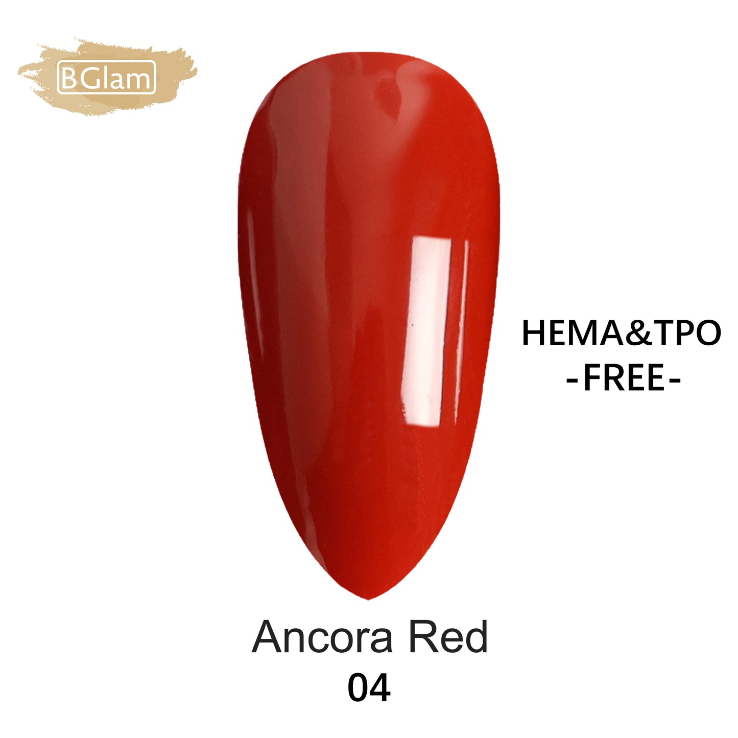 BGLAM Gel polish 15ml | Rouge Ancora 04