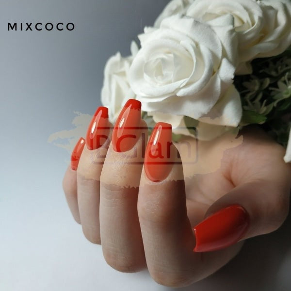 Mixcoco Vernis Semi-Permanent 15 ml | Véritable couleur rouge #020 (JH 04)