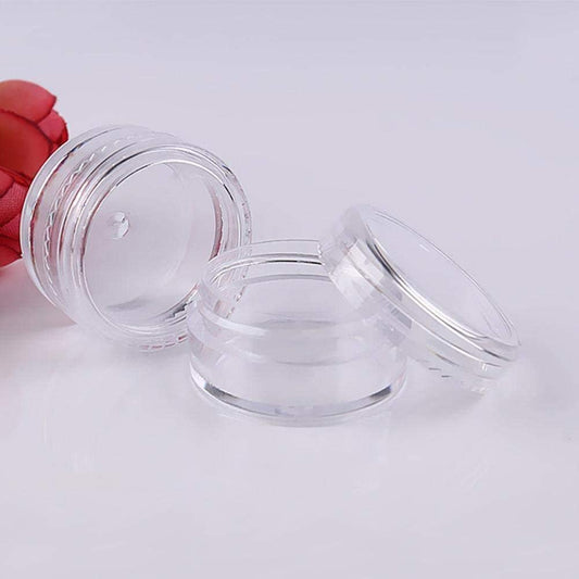 Petit pot cosmétique en plastique | Transparent | 5g