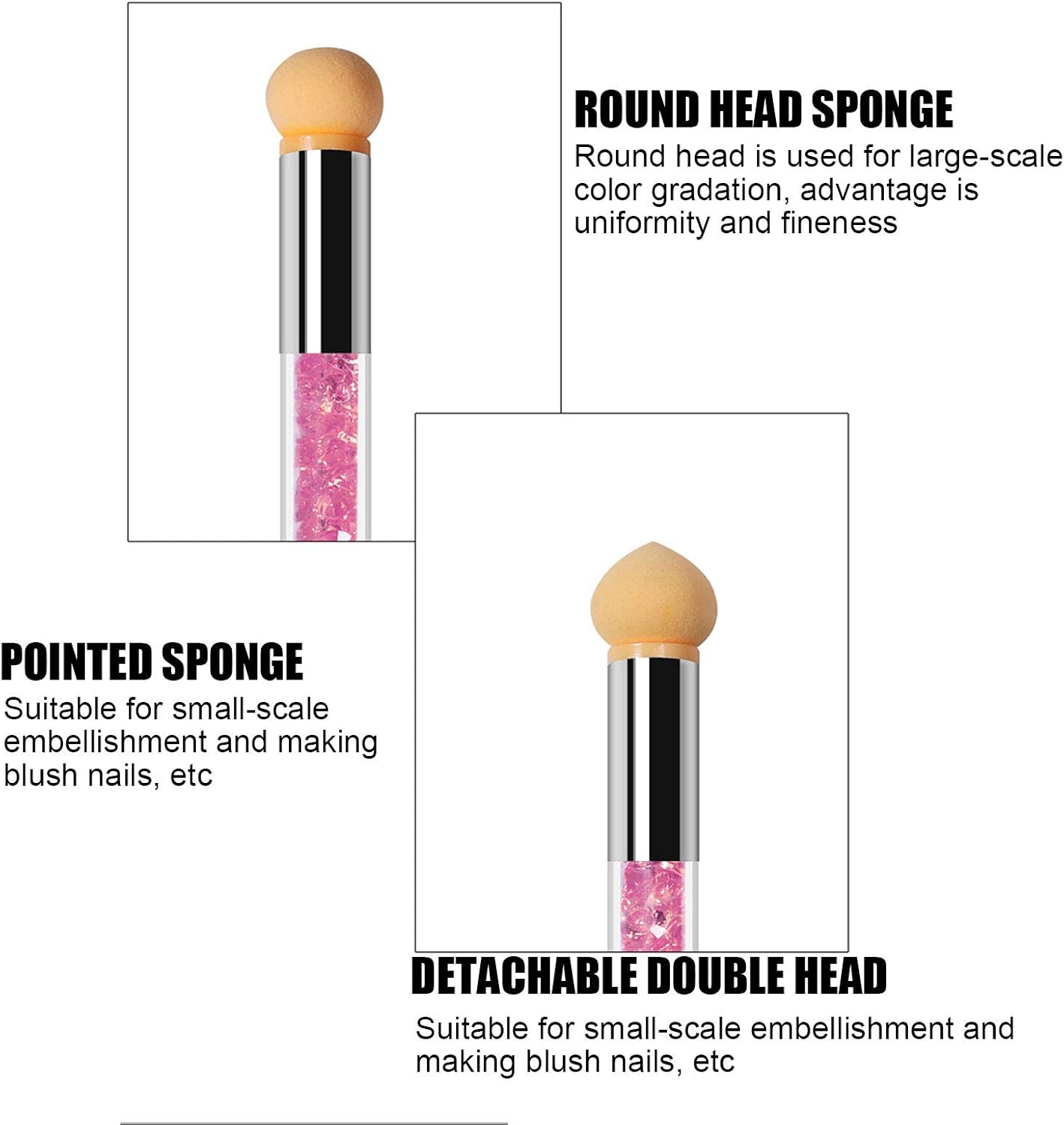 Dual-Ended Nail Art Sponge Pens