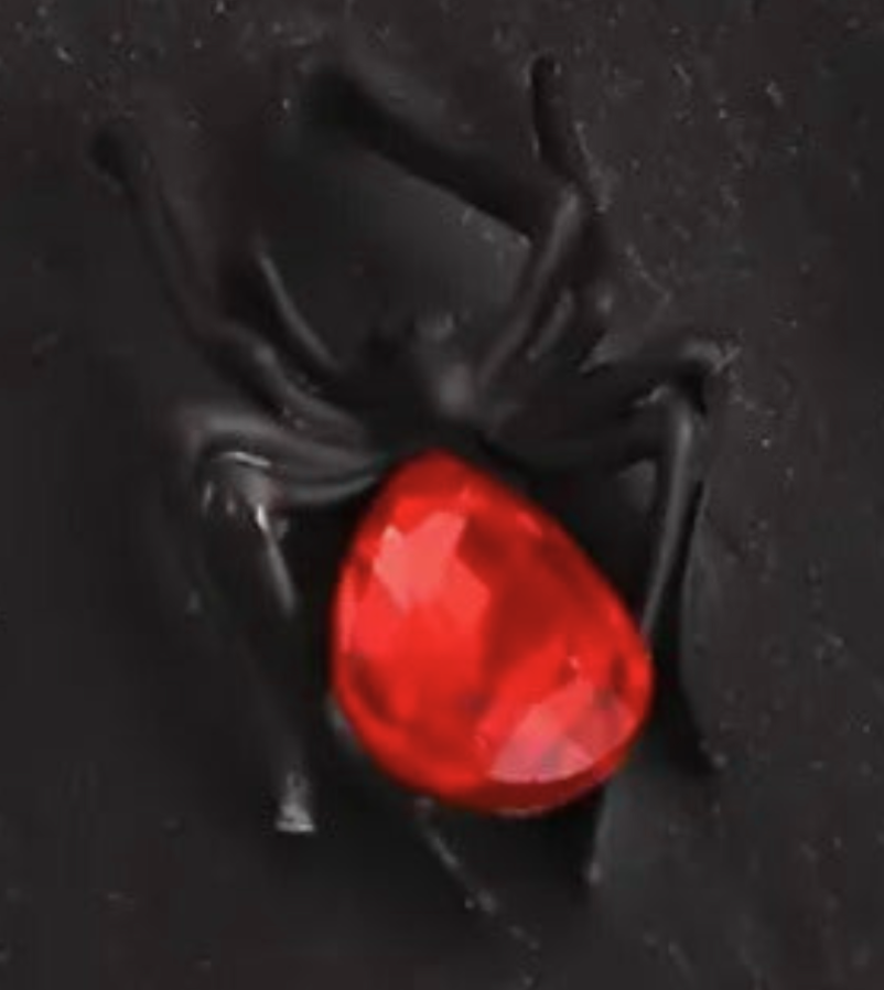 Nail Art Jewelry | Set Charms 3D Araignée – Cristal Gothique