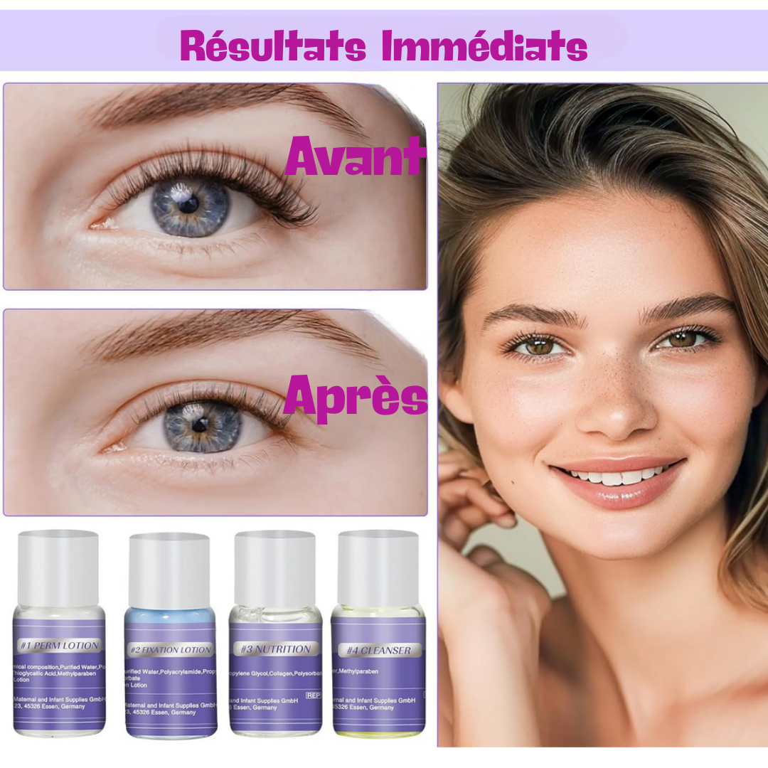 Professional Lash Lift Kit | Eyelash Perm Kit for Long-Lasting Curled Lashes