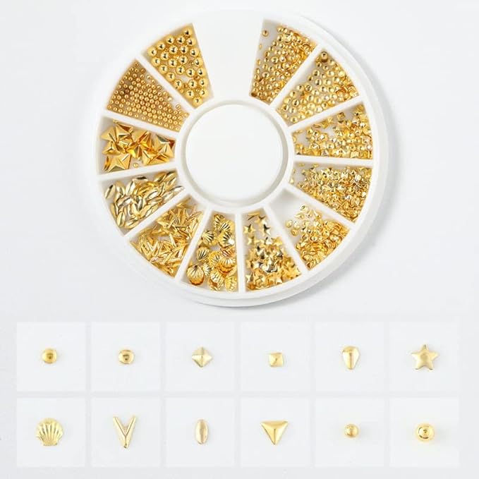 Gold Nail Art Decorations