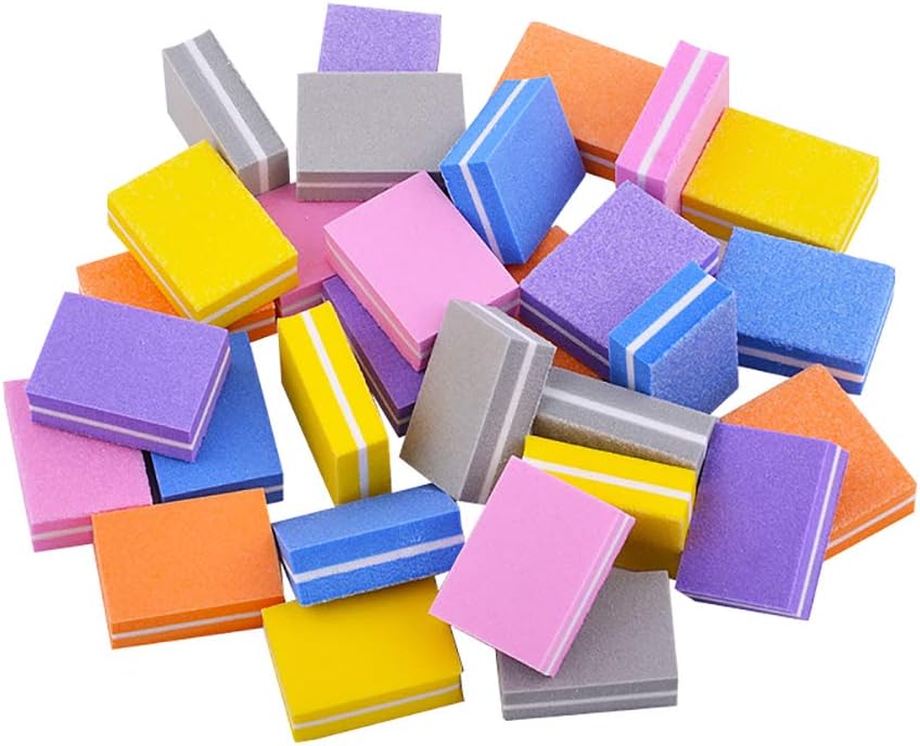 Double-Sided Mini Nail Sponge Buffer Block