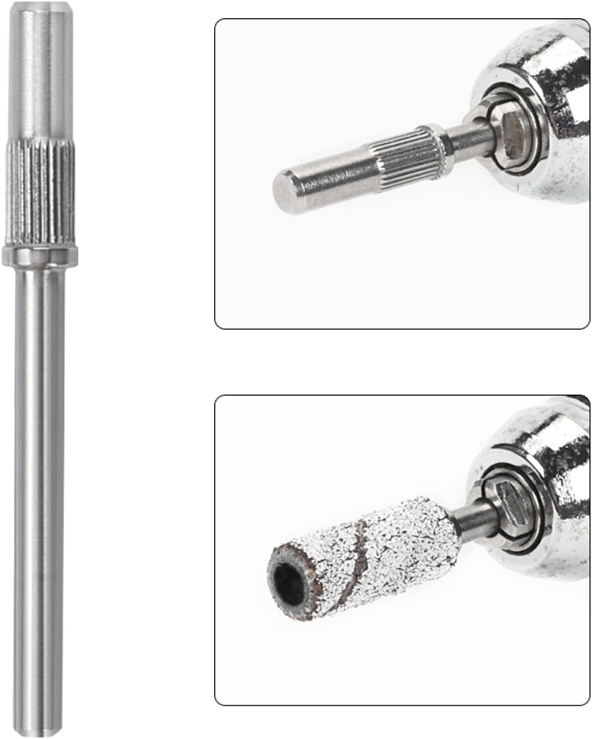 Nail Drill Sanding Bands Kit | 60 PCS + Mandrel