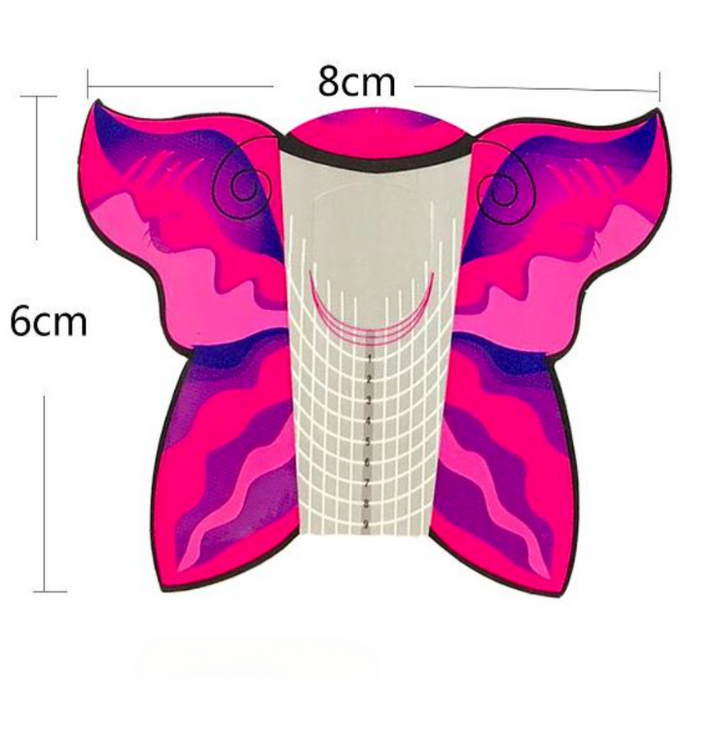Nail Forms | Arty Butterfly | 500 pcs