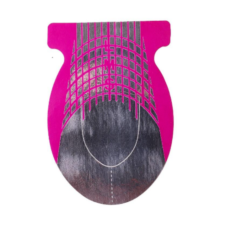 Nail Forms | Metallic Pink Oval | 500 pcs