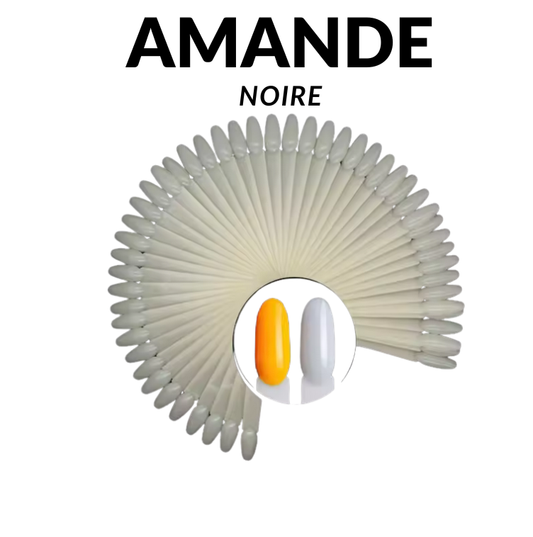 Nail Swatch Sticks | Round Head | Natural | 50 tips