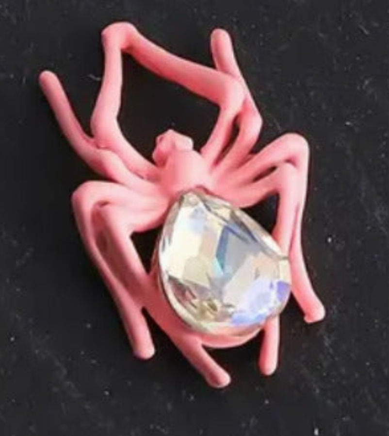 Nail Art Jewelry | Set Charms 3D Araignée – Cristal Gothique