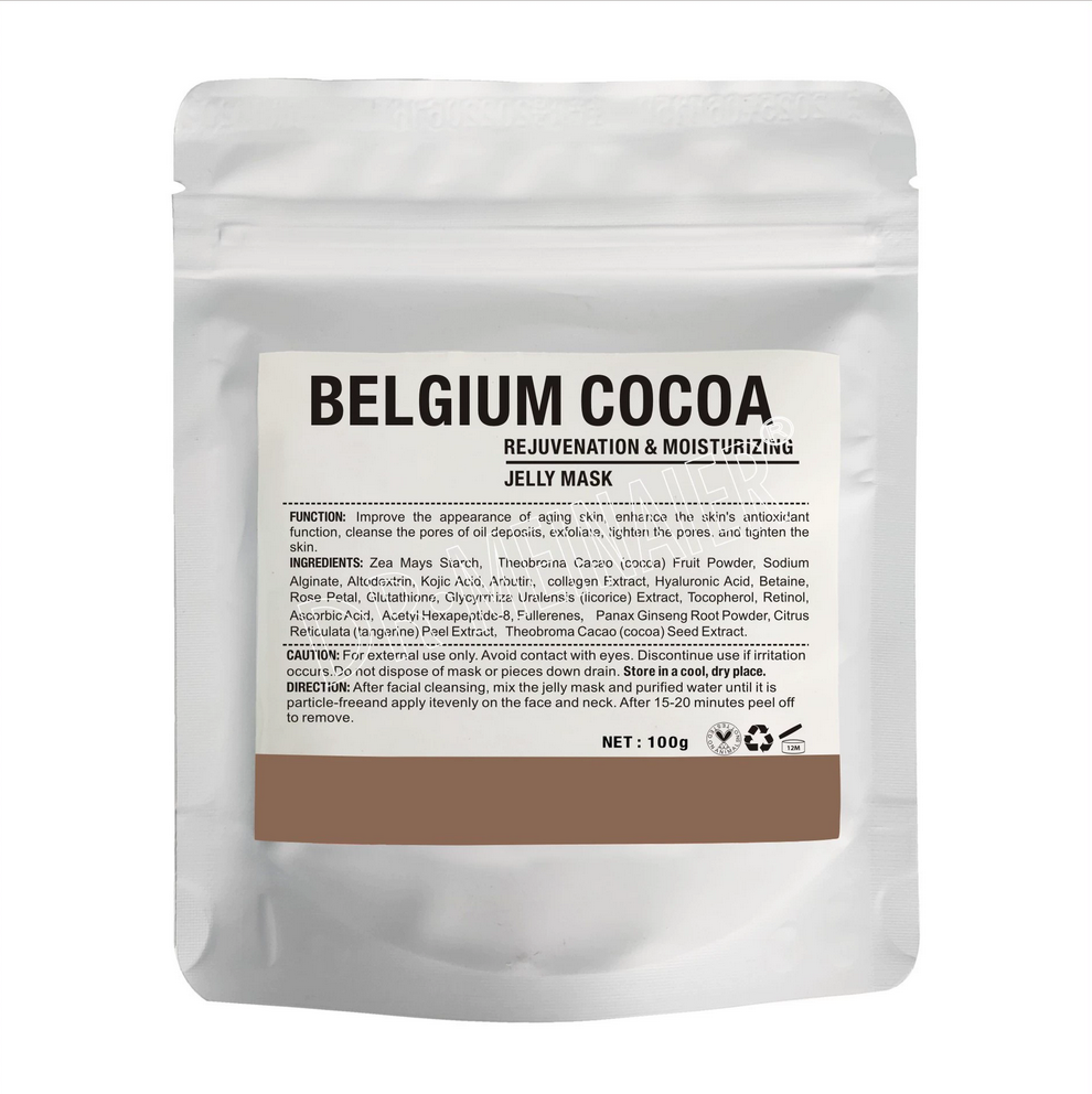 Masque Gelée Visage 100g | Belgium Cocoa | Hydratation & Peau Lisse