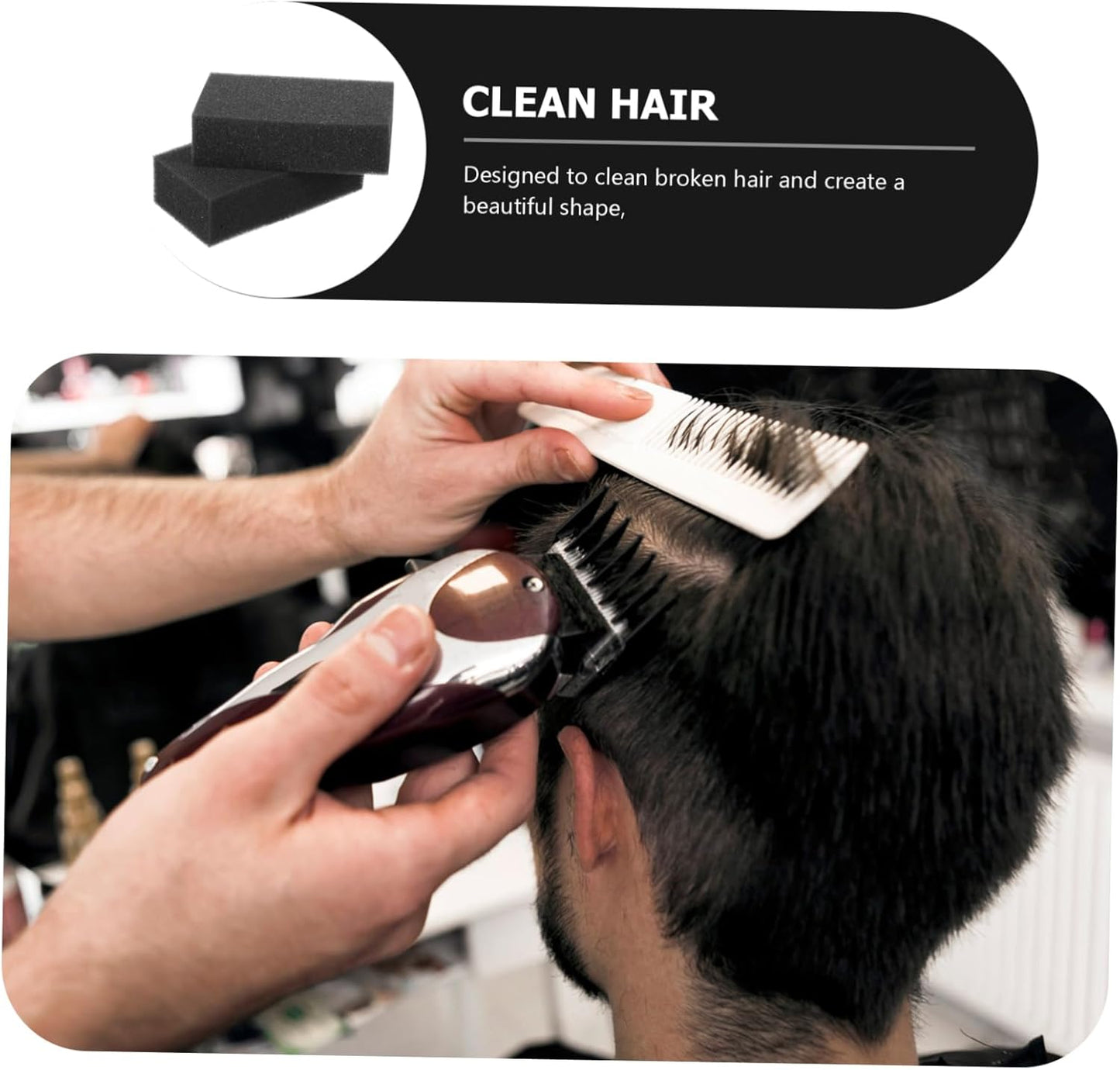 Barber Cleaning Sponge | Hair Clipper Cleaning Block