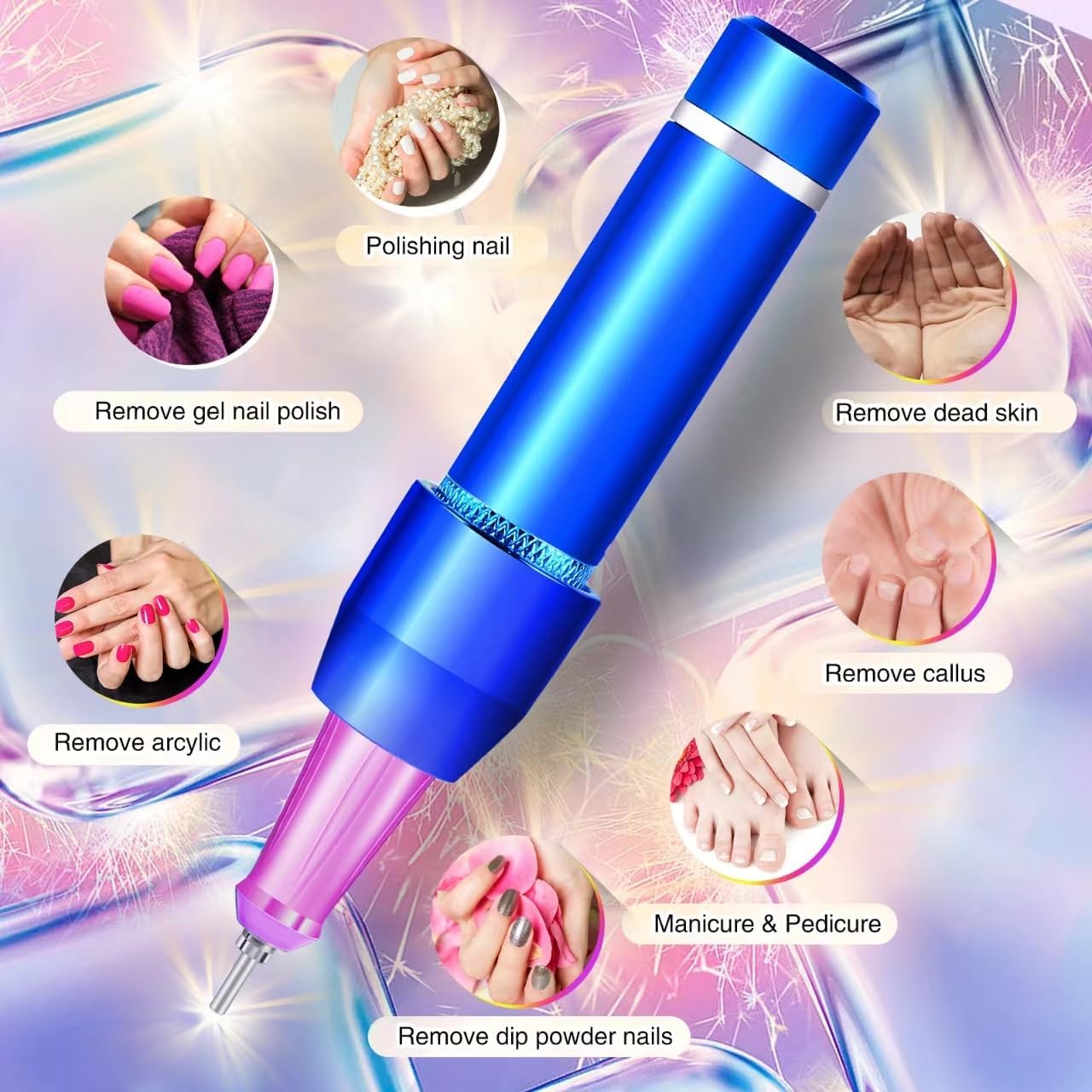 Portable and Rechargeable Nail Drill Machin | 24W | 35000RPM