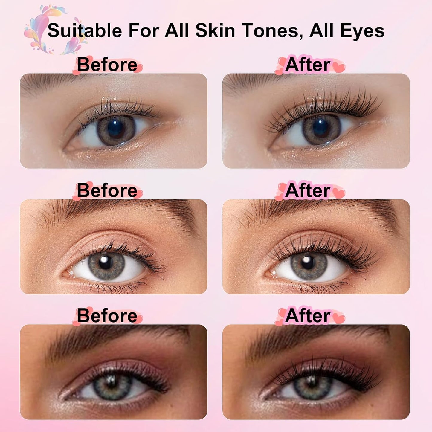 Fishtail Cluster Lashes Kit (EME134 mix) | 10-13mm