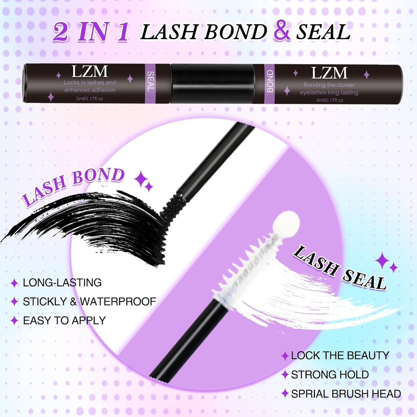 LZM Lash Cluster Extension Kit | 96 pcs