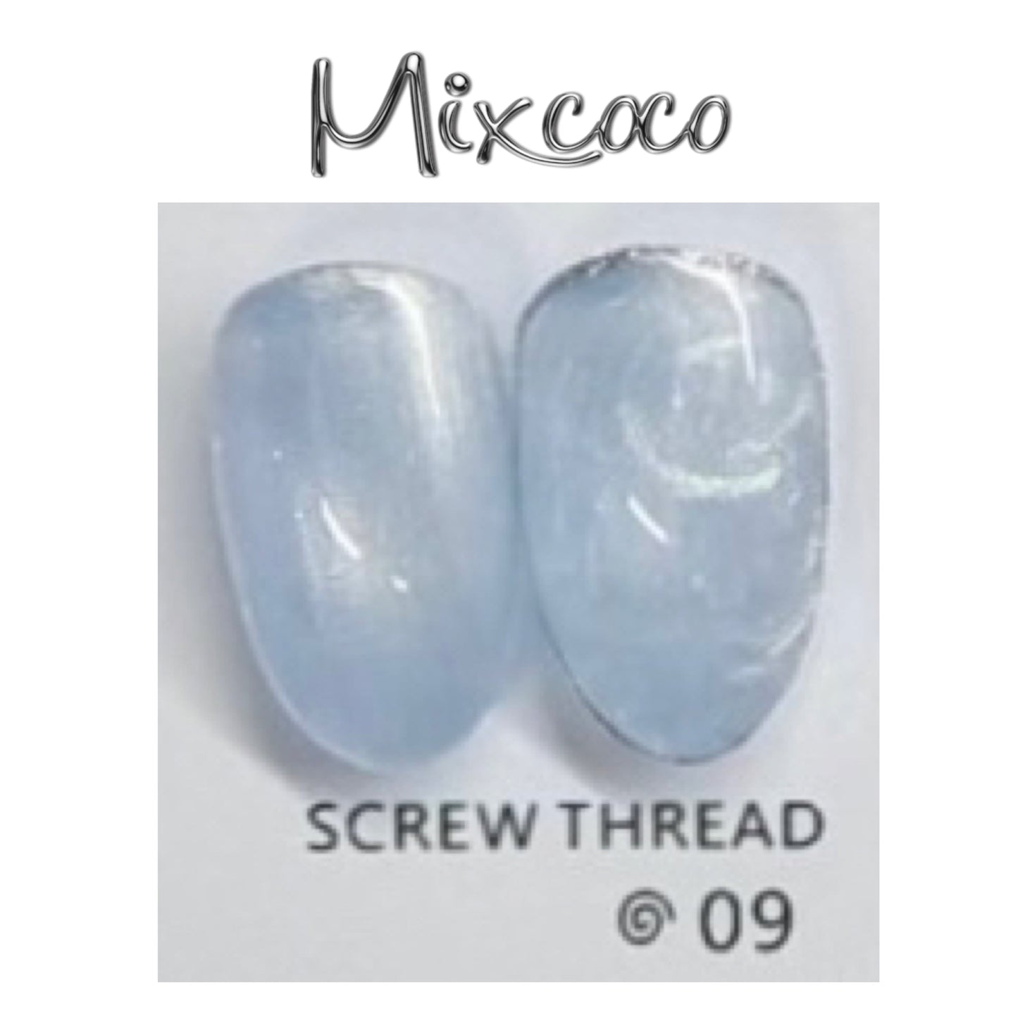 Mixcoco Soak-Off Gel Polish 15ml | Screw Thread 09