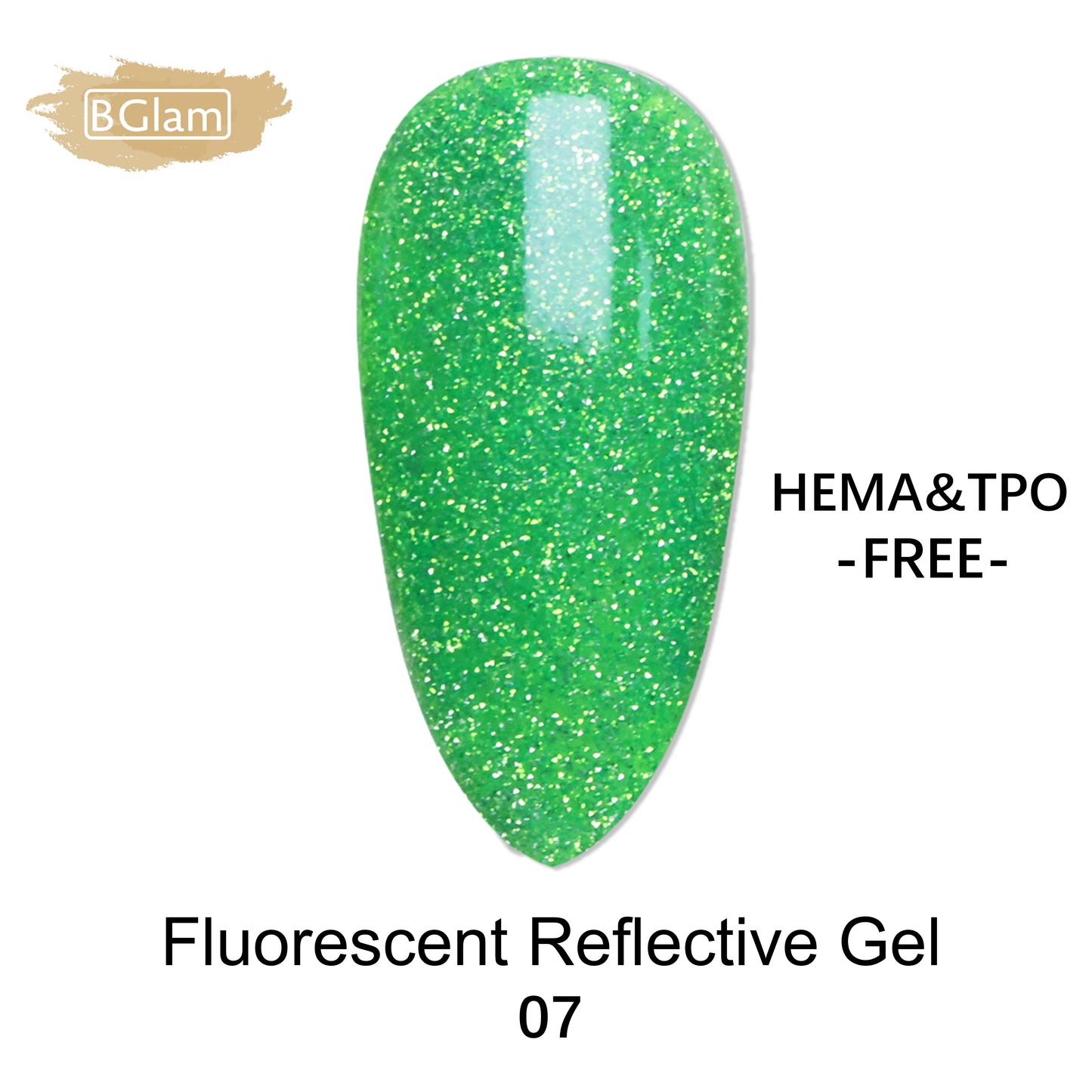 BGLAM Gel polish 15ml | Fluo | Flash Effect 7