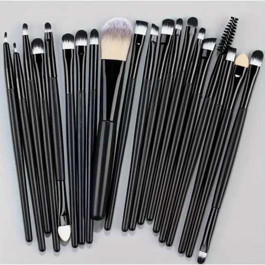 20-Piece Makeup Brush Set | Black