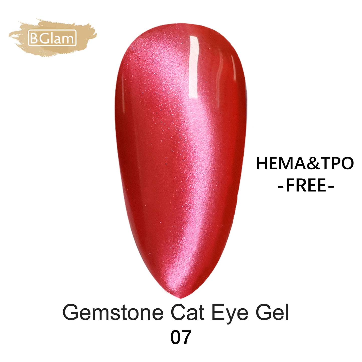 BGLAM Gel polish 15ml | Cat Eyes | Gemstone 07
