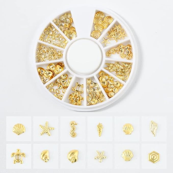 Gold Nail Art Decorations