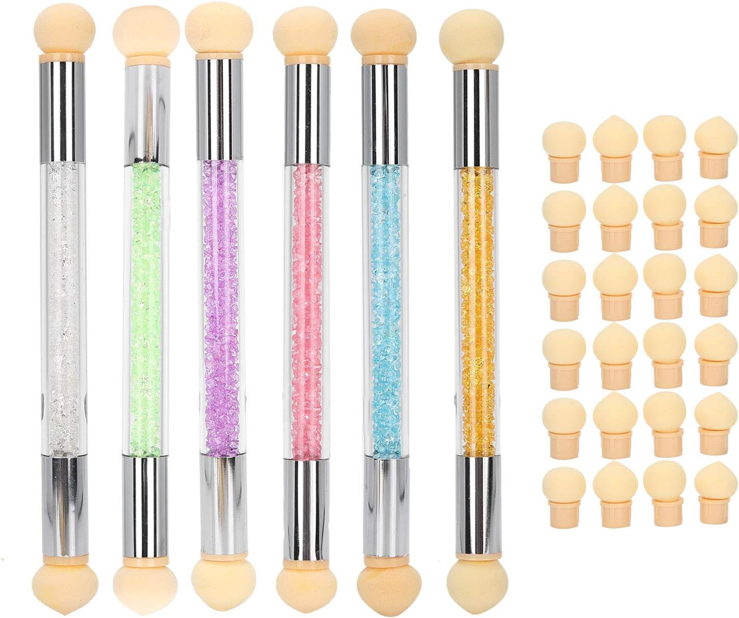 Dual-Ended Nail Art Sponge Pens