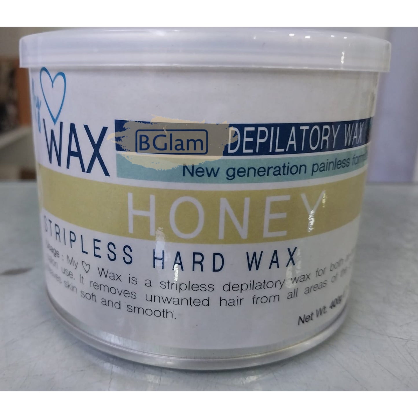 My Heart Wax | Depilatory Wax 400g | Stripless Hard Wax