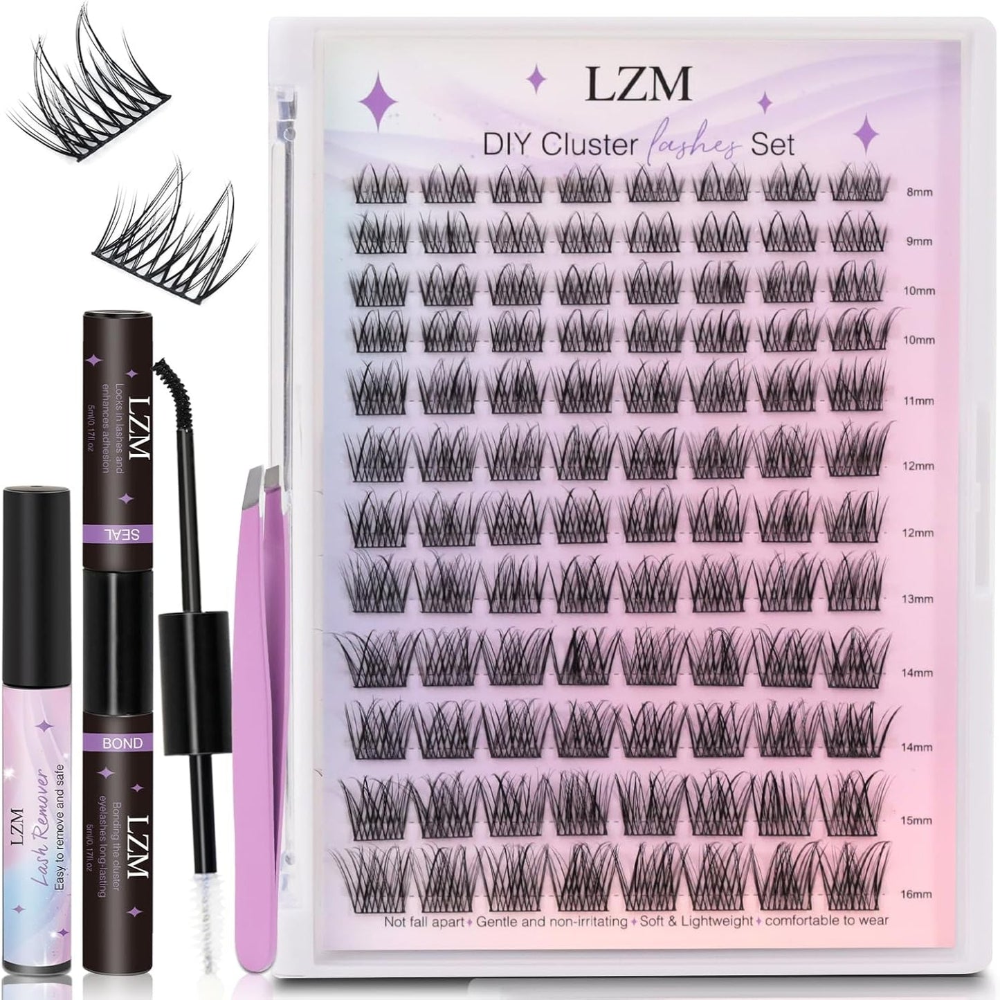 LZM Lash Cluster Extension Kit | 96 pcs
