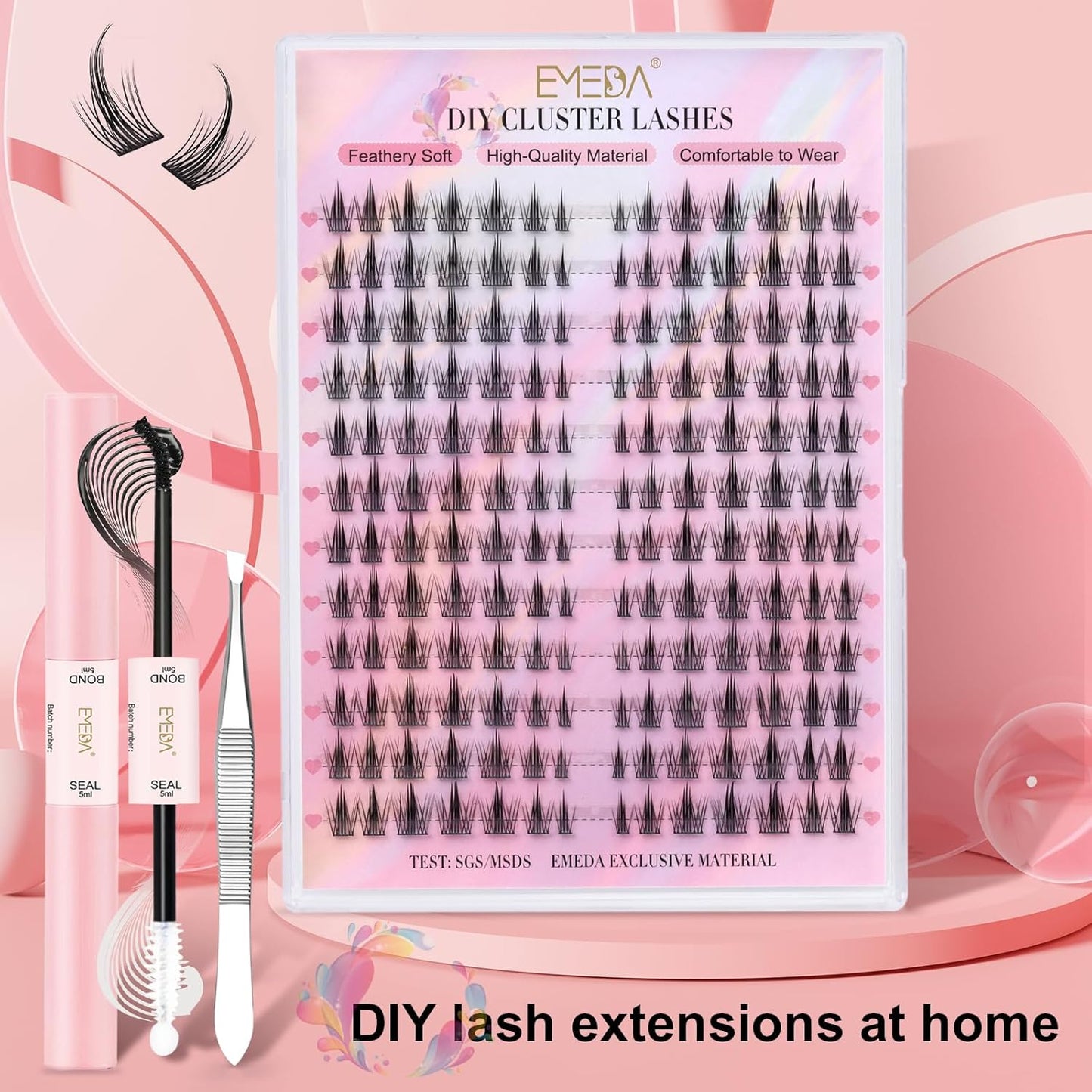 EMEDA Manga Lash Clusters Mix (Moonlight) Kit | 10-13mm