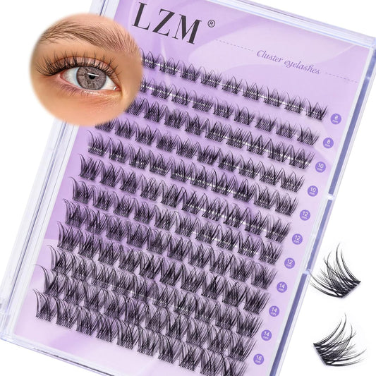 LZM Lash Clusters | 120Pcs | SNR028 | Curl D | MIX