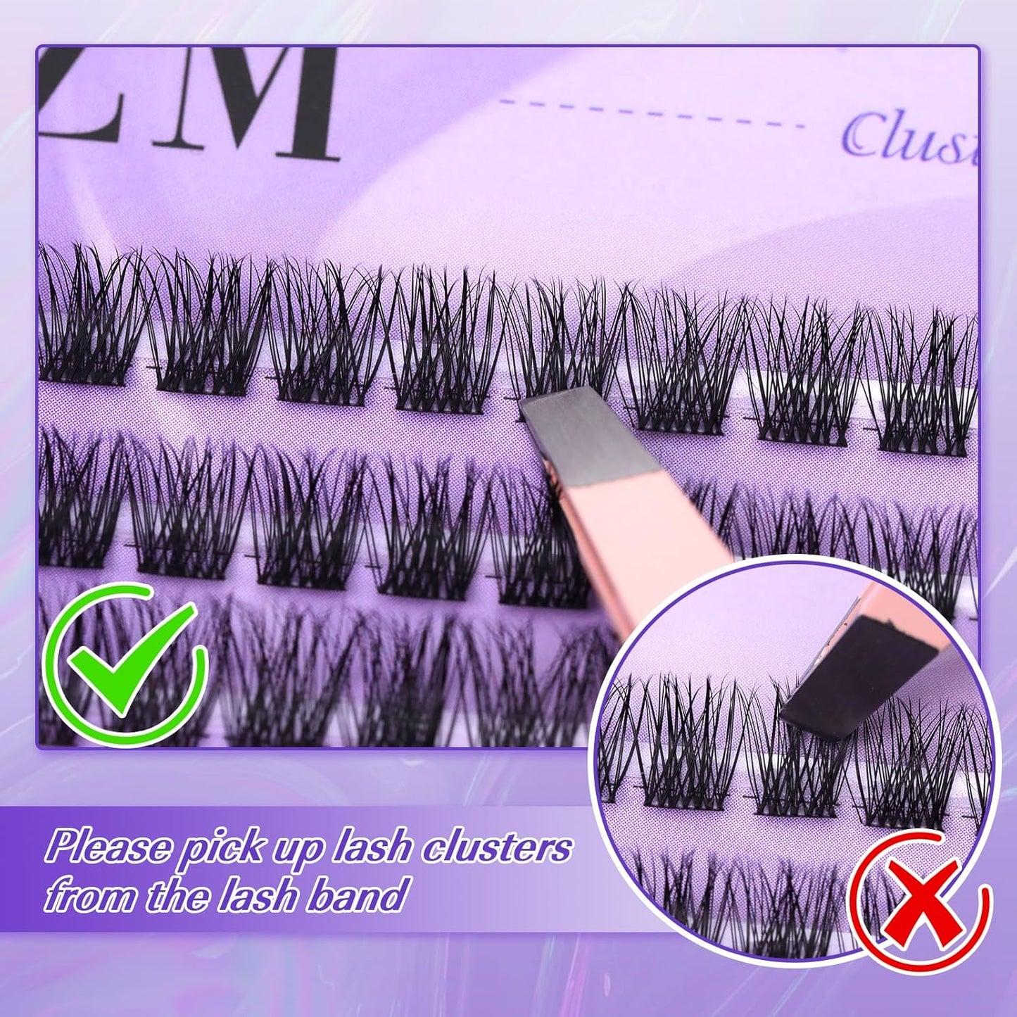 168Pcs LZM Lash Clusters Individual Eyelashes | SNR013-C-MIX