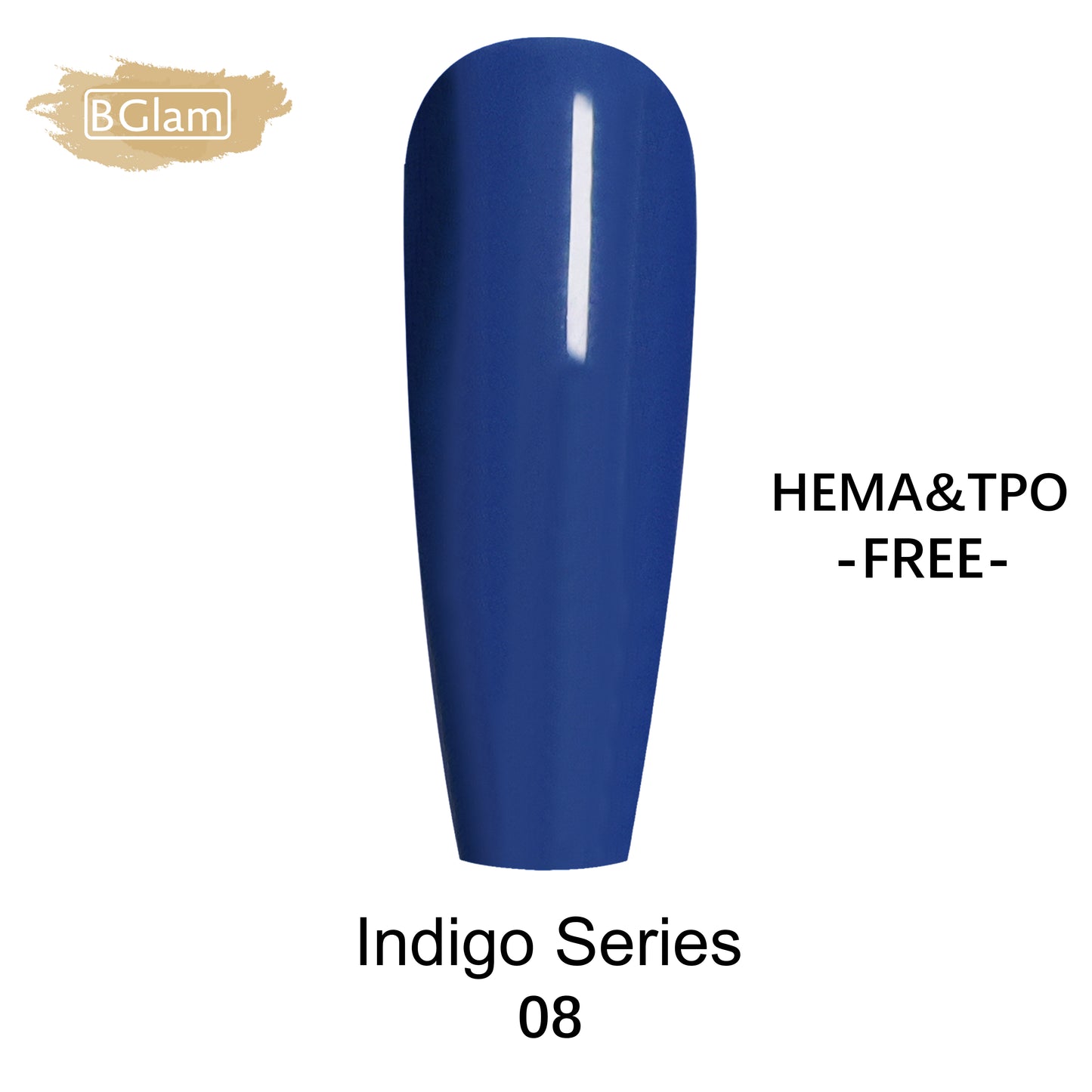 BGLAM Gel polish 15ml | Indigo 08