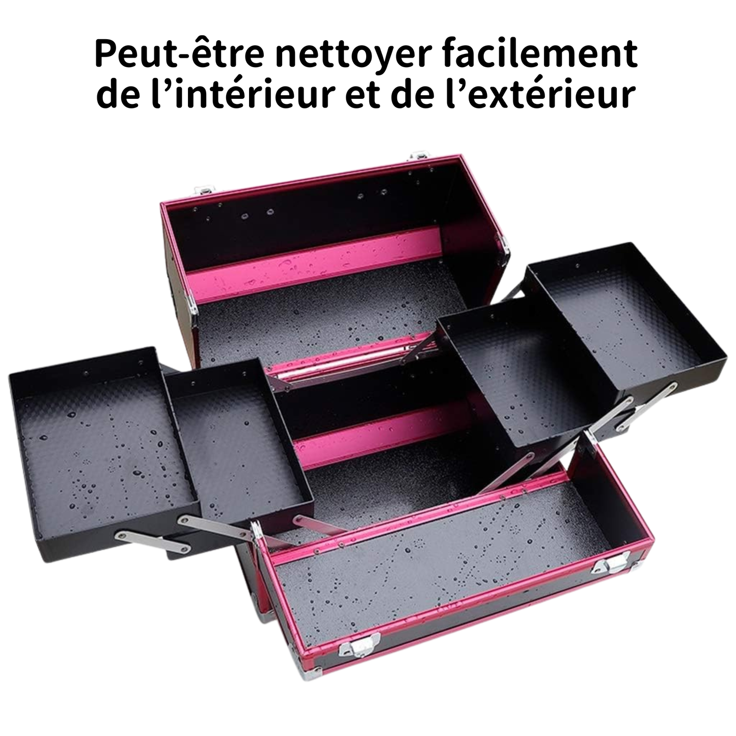Makeup Cosmetic Organizer Box | Black