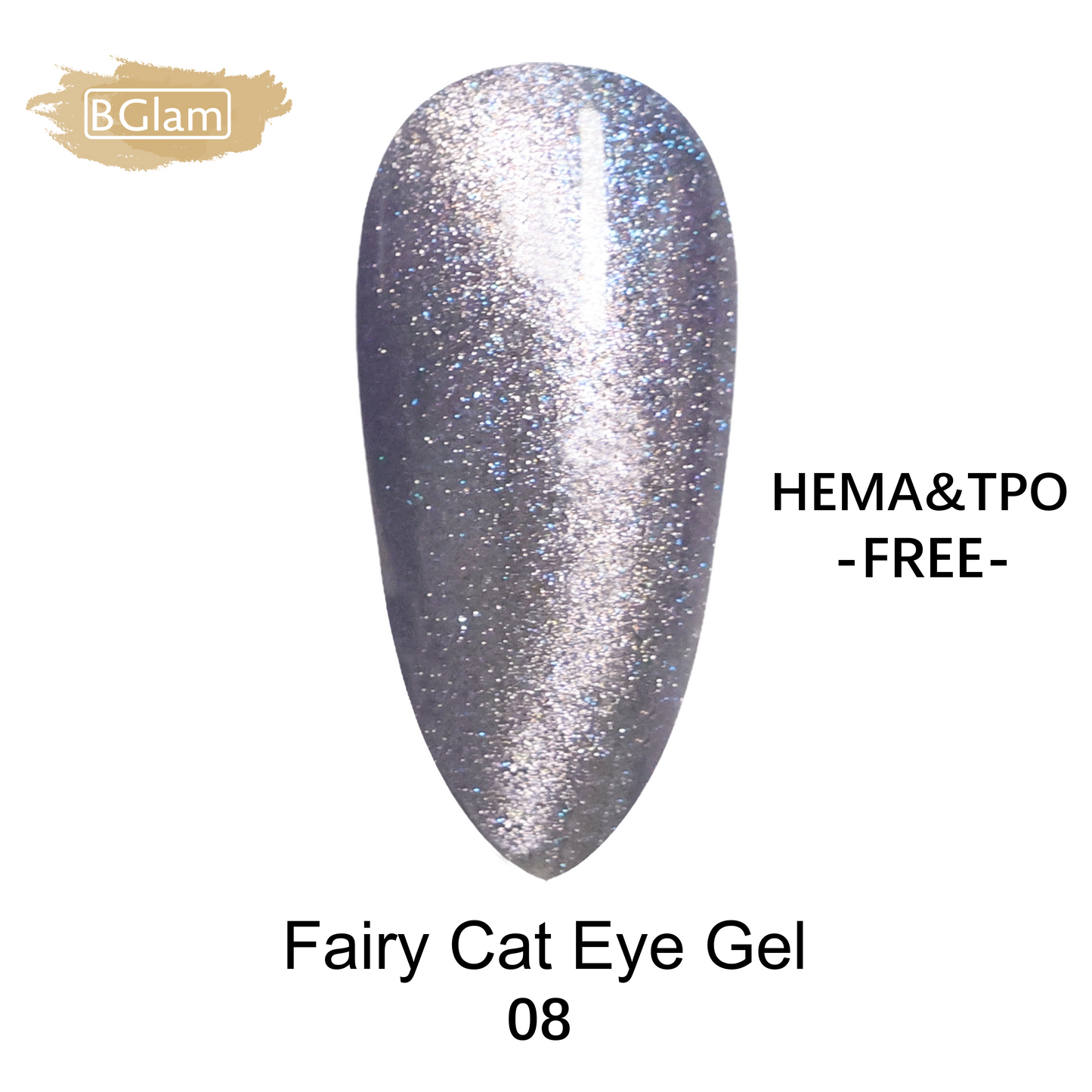 BGLAM Gel polish 10ml | Cat Eyes | Fairy Tale 08