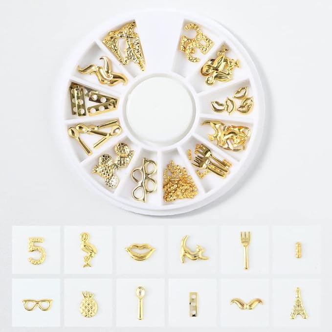 Gold Nail Art Decorations