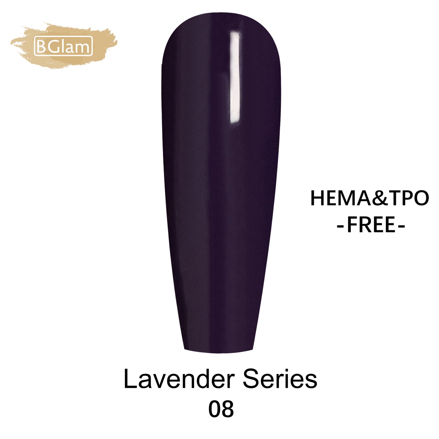 BGLAM Gel polish 15ml | Lavande 08