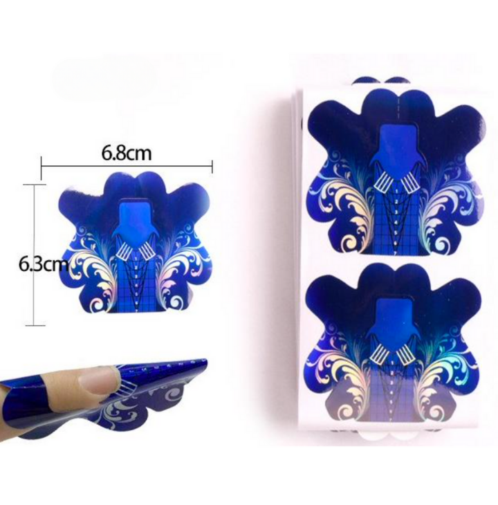 Nail Forms | Imperial Blue | 500 pcs