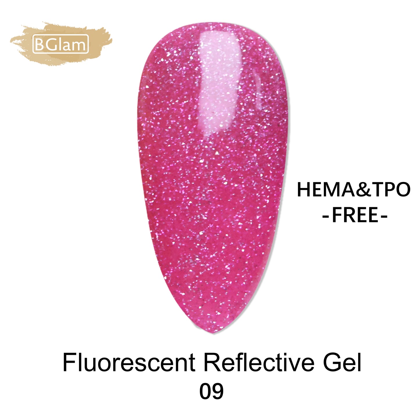BGLAM Gel polish 15ml | Fluo | Flash Effect 9