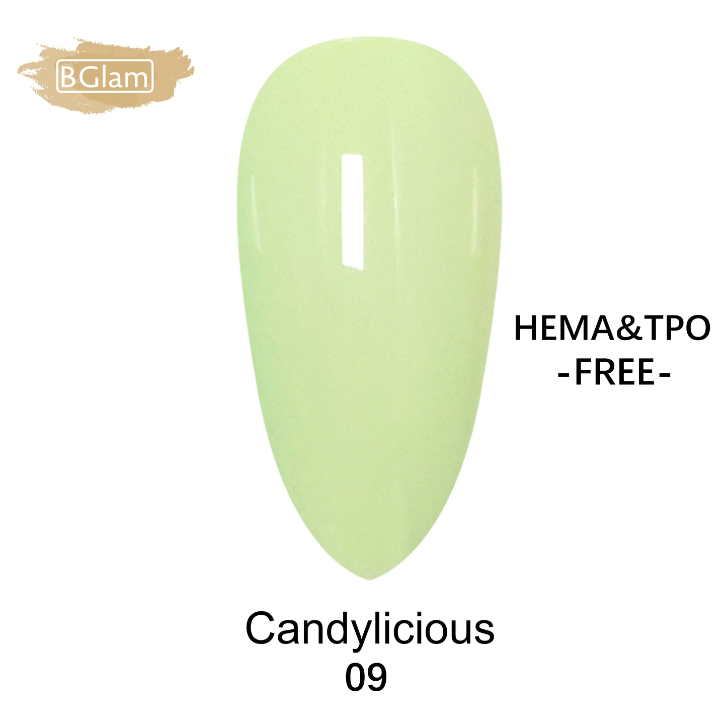 BGLAM Gel polish 15ml | Candy Pastel 09