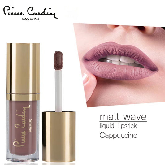 Pierre Cardin Matt Wave Liquid Lipstick – Ultra Long Lasting  Cappuccino 235 - 5 ml
