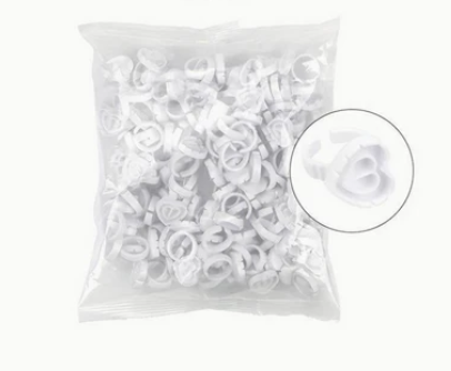 False Eyelashes Drop Glue Ring Cup Love (100pcs)