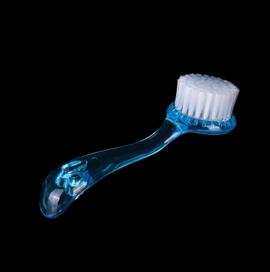 Brosse Nettoyante Exfoliante Ronde pour le Visage avec Manche Ergonomique