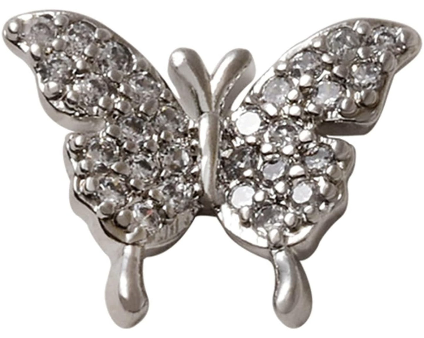 3D Nail Fashion Jewelry | Butterfly | K-3163 & K-3164 | Gold or Silver | Sold by the piece