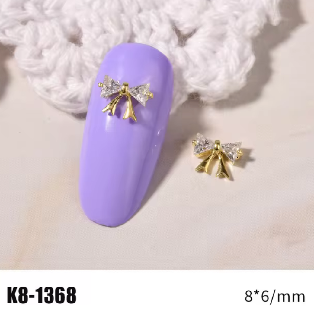 Bijoux fantaisie 3D pour ongles | Style Papillon | Vendu à l'unité