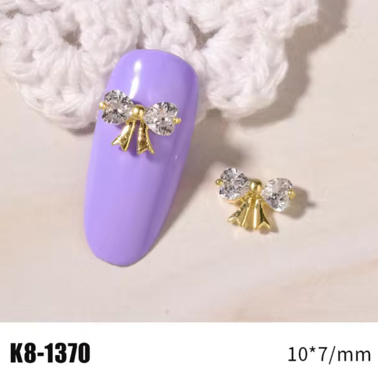 Bijoux fantaisie 3D pour ongles | Style Papillon | Vendu à l'unité